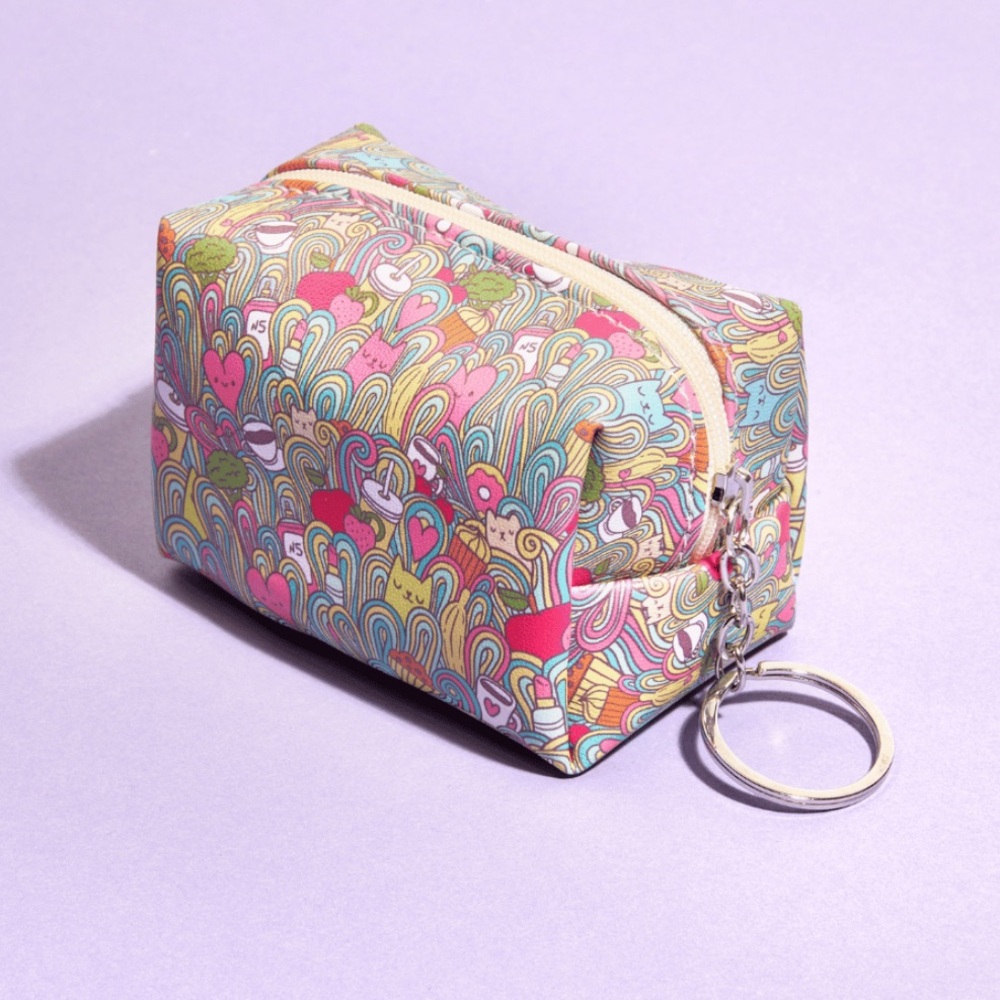 Kitty Keychain Pouch
